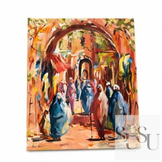 Medina Marokkó vászonkép 30x40 cm